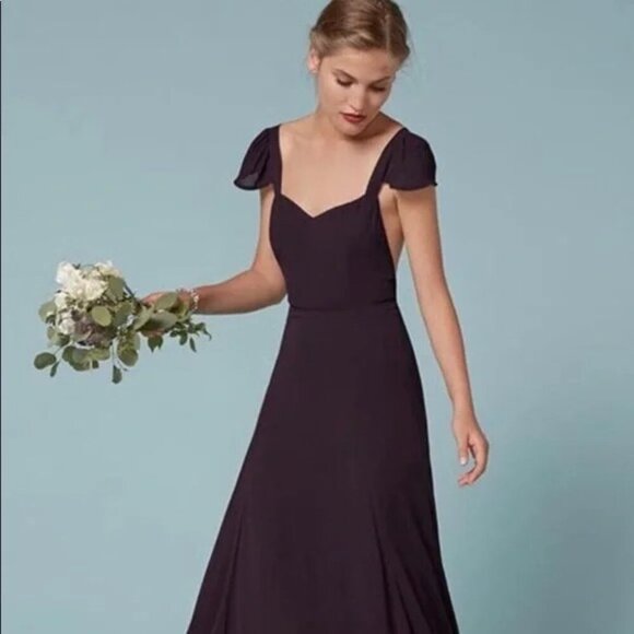 NWT Reformation Dylan Gown Blackberry Purple $328 - Picture 2 of 12